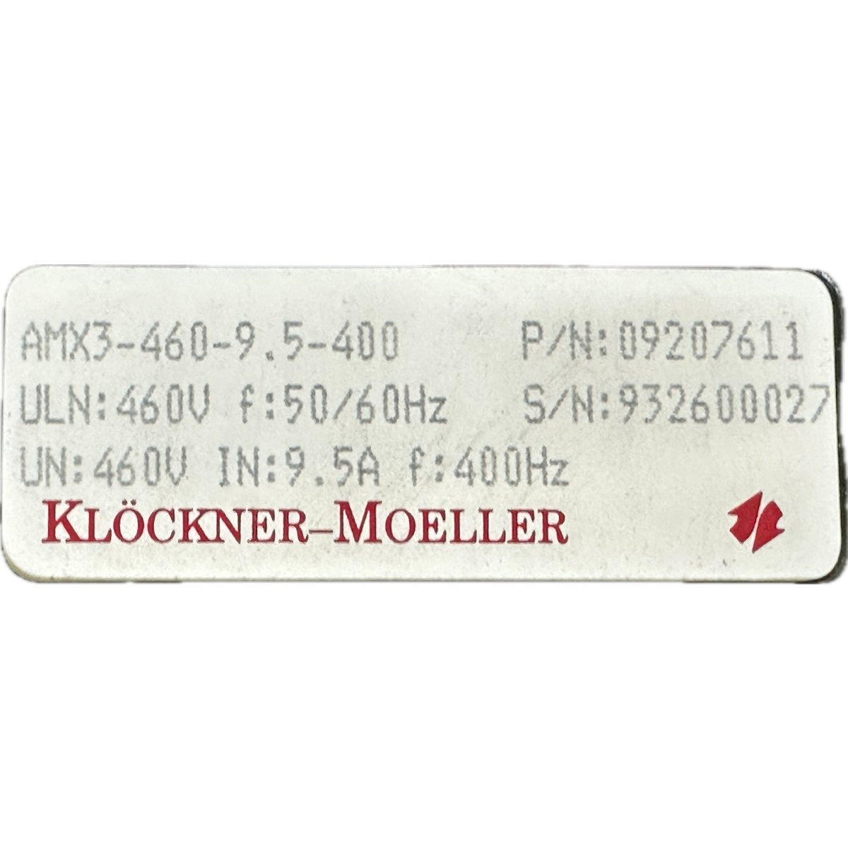 Möller AMX3-460-9.5-400-4