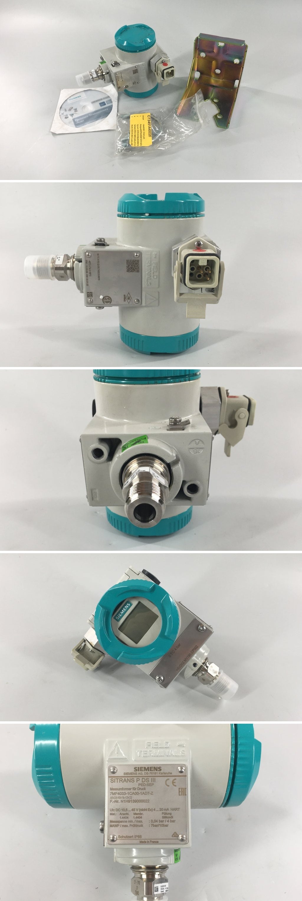 LK334 Drucktransmitter Siemens 7MF4033-1CA00-1AD7-Z_2