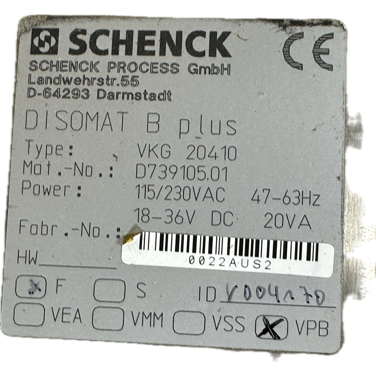 Schenck VKG 20410-4