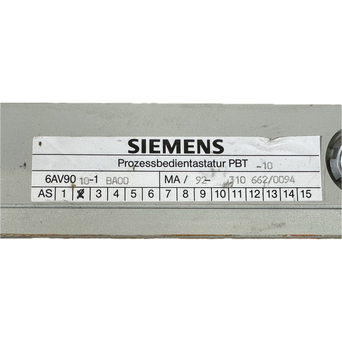 Siemens 6AV9010-1BA00-4