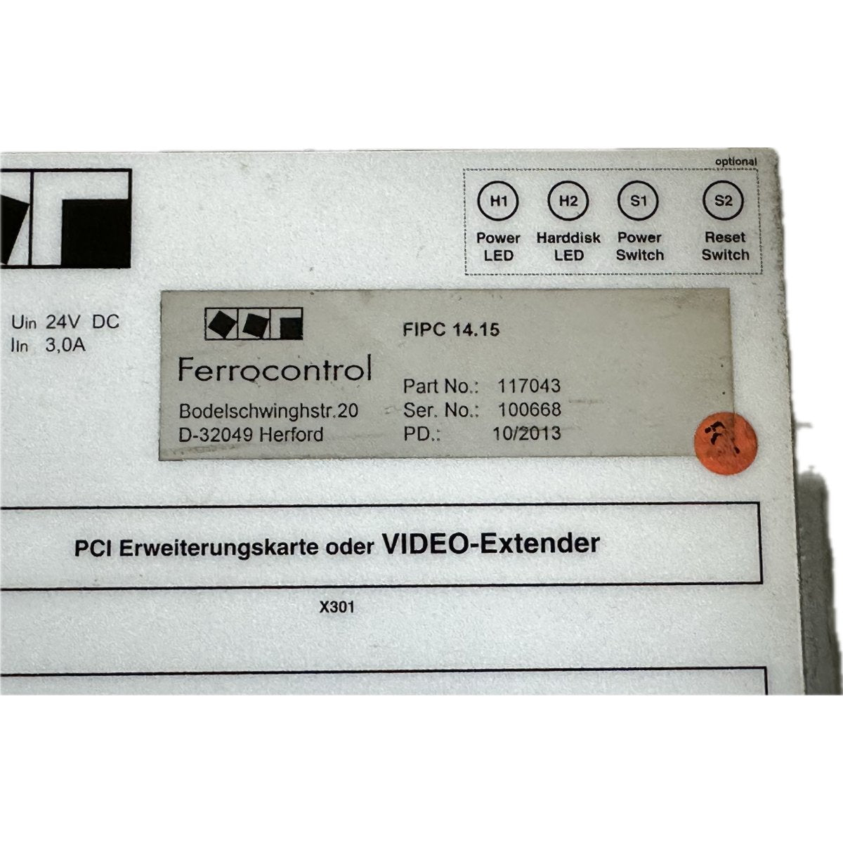 Ferrocontrol FIPC 14.15-4