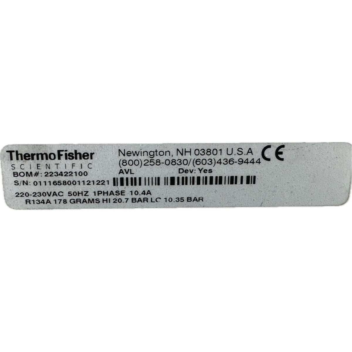 Thermo Scientific Fisher 223422100-4