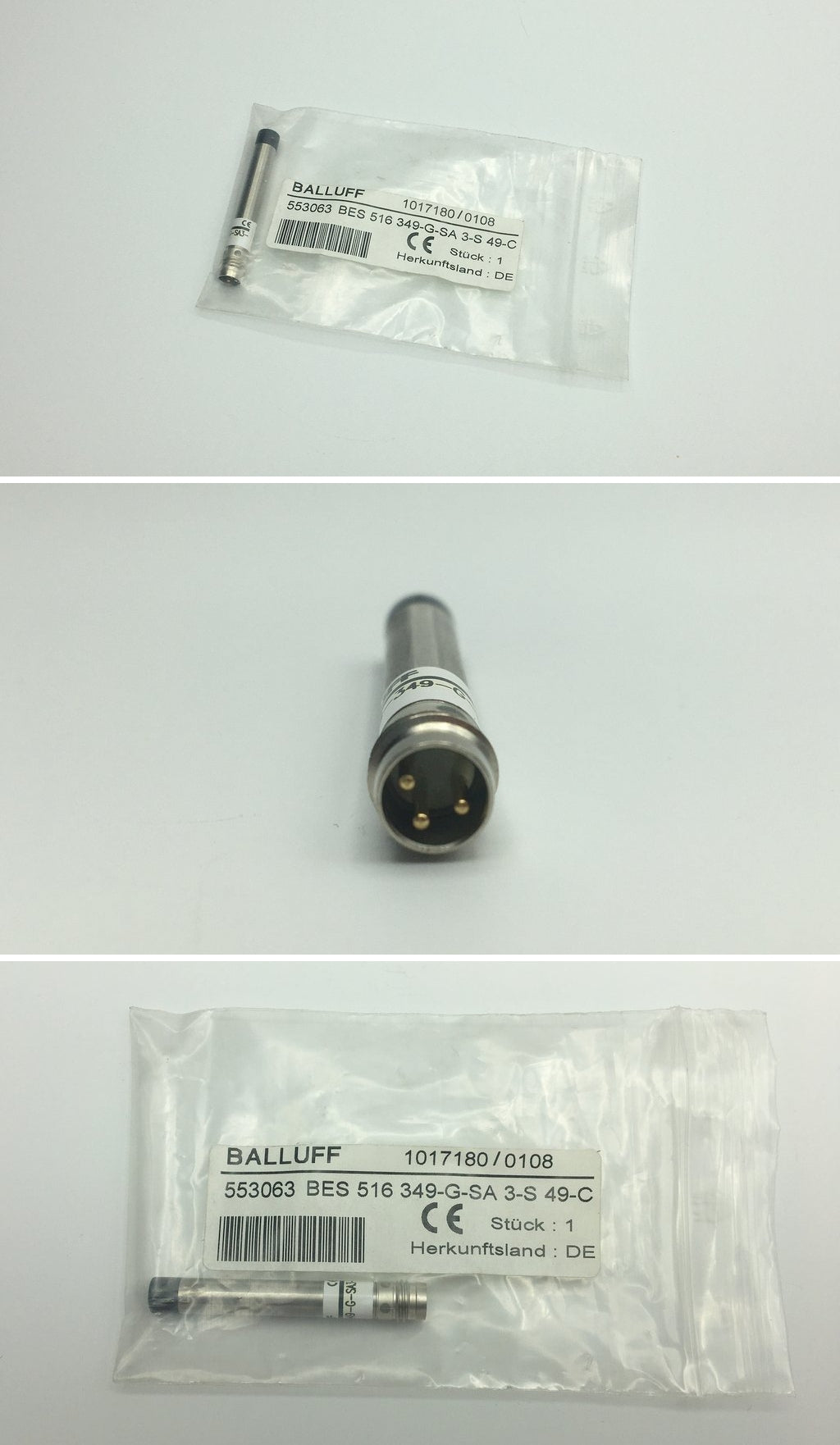 LK350 Induktiver Sensor Balluff BES 516-349-G-SA3-S49-C	