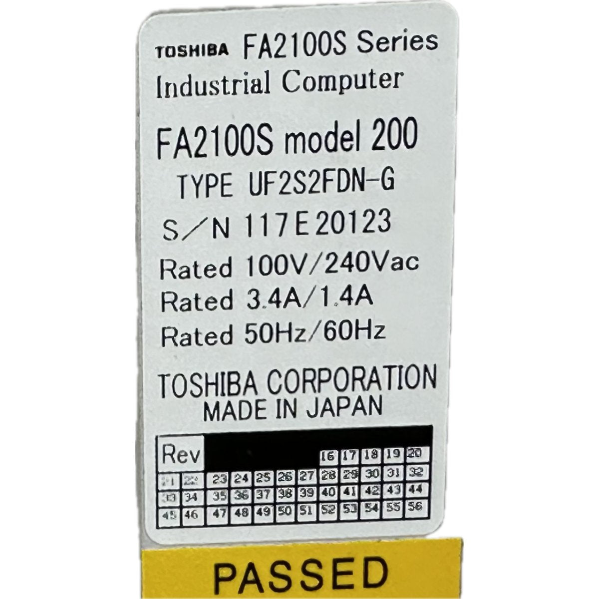 Toshiba FA2100S-4