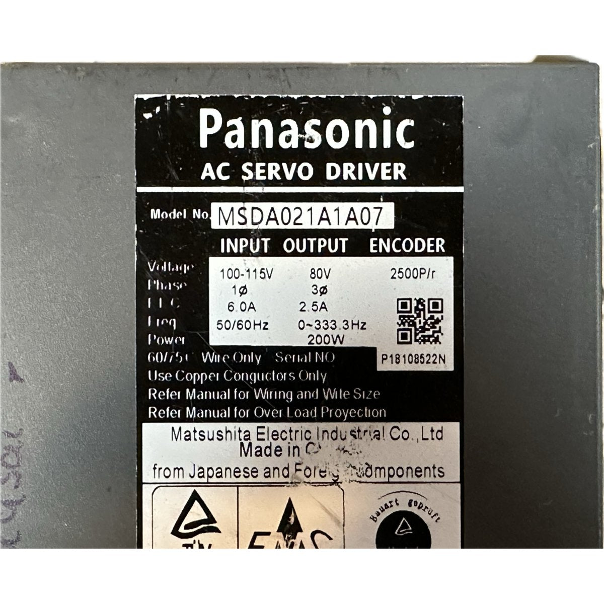 Panasonic MSDA021A1A07-4