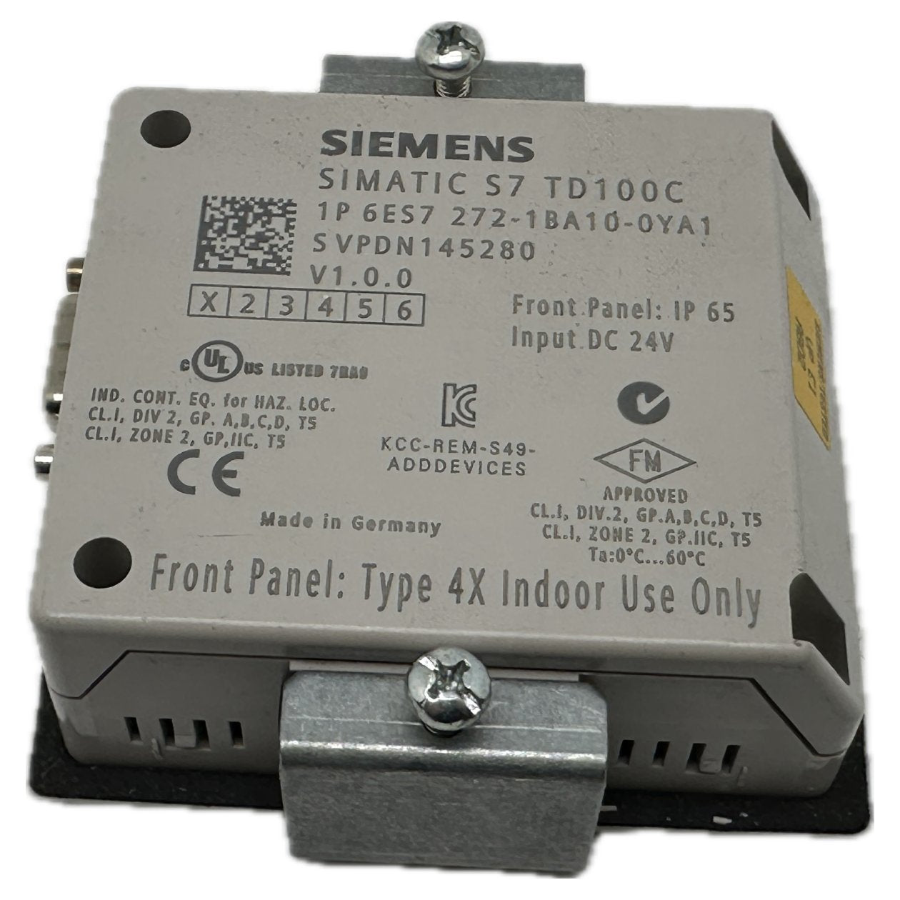 Simatic S7 TD100C Siemens 6ES7 272-1BA10-0YA1 E1_3