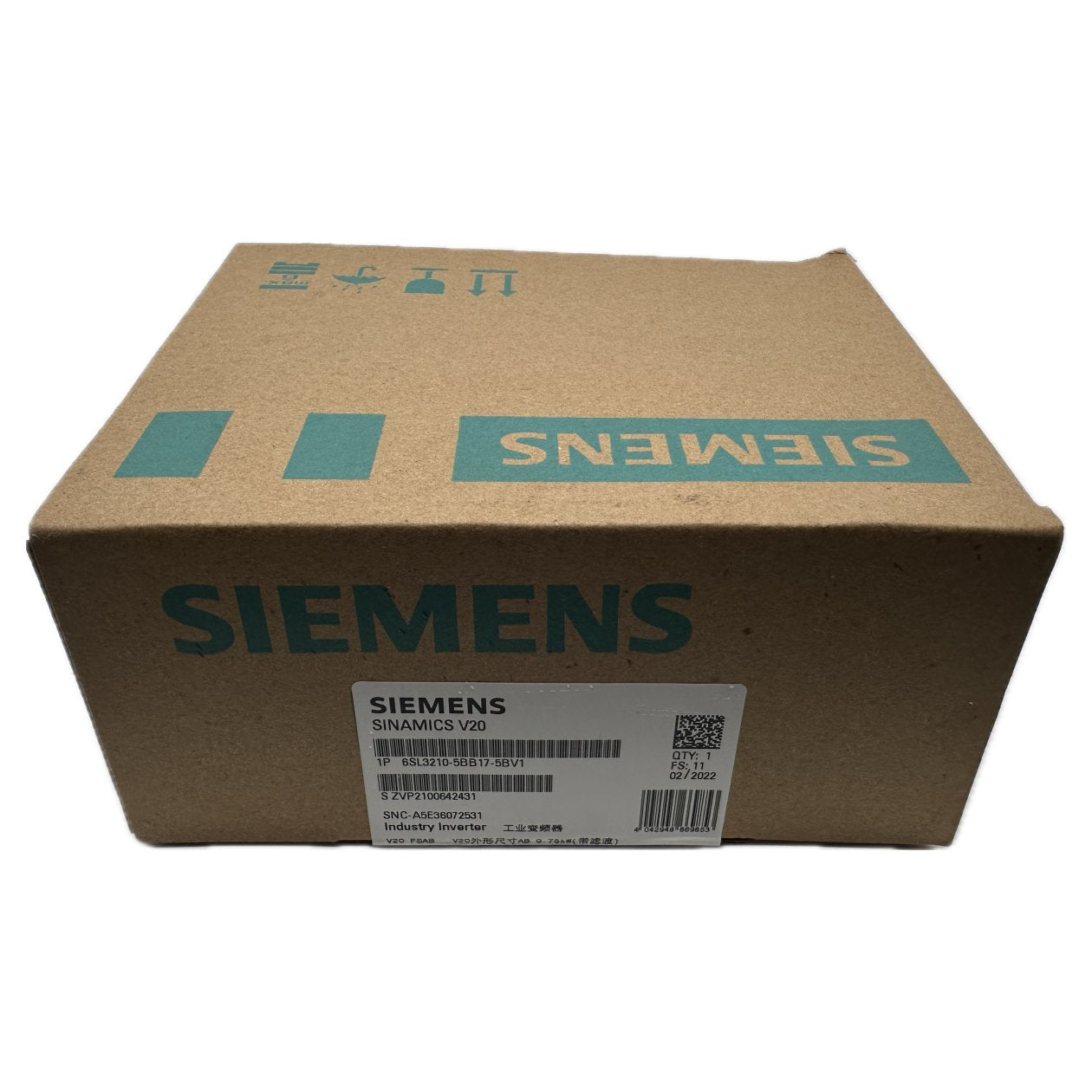 Sinamics V20 Inverter Siemens 6SL3210-5BB17-5BV1 Versiegelt_2