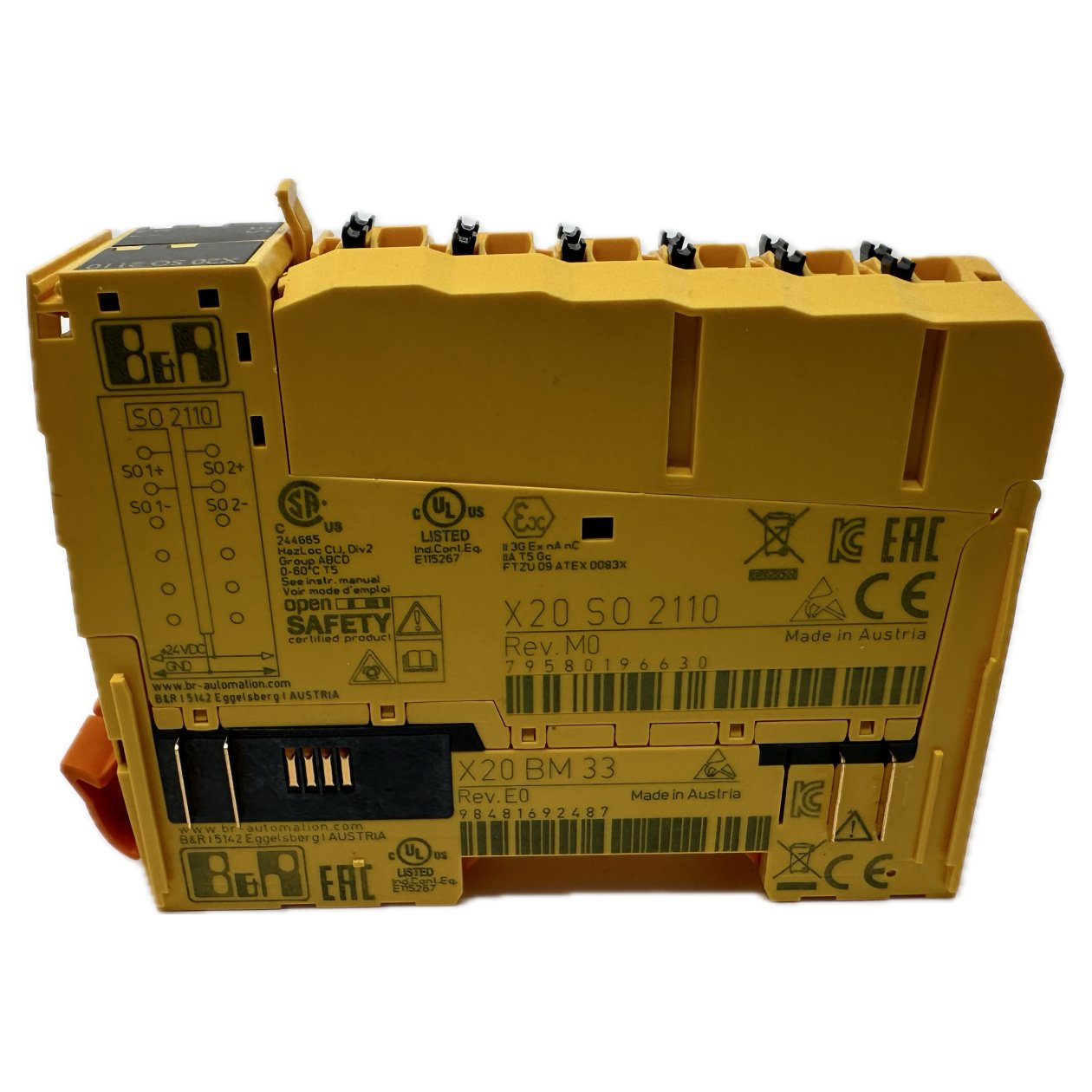 Digitales Ausgangsmodul B&R X20SO2110 REV. M0 Karton fehlt_3