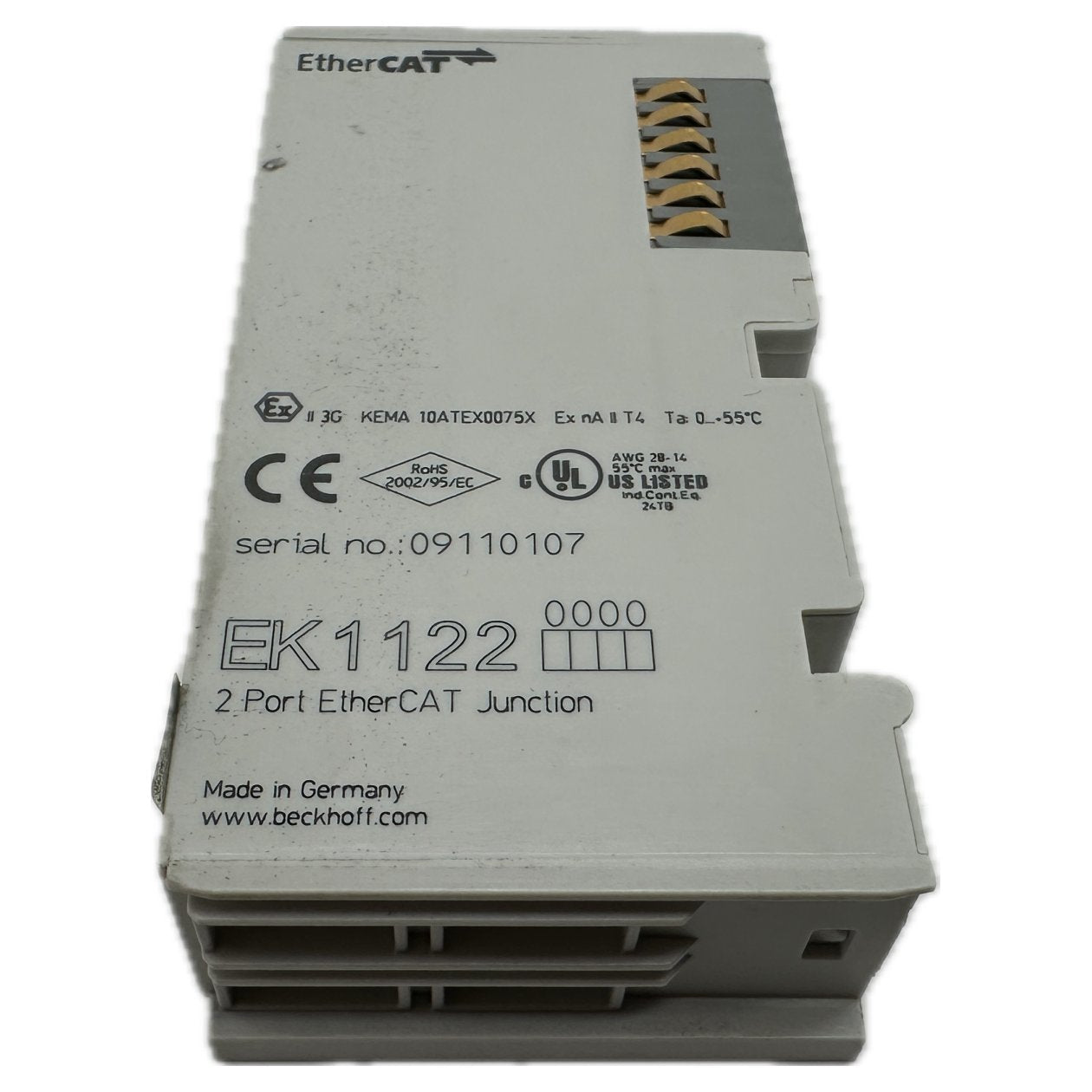 2 Port EtherCAT Junction Beckhoff EK1122_3