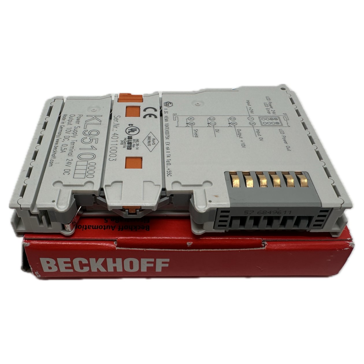 LK3787 Power Supply Terminal Beckhoff KL9510 OVP