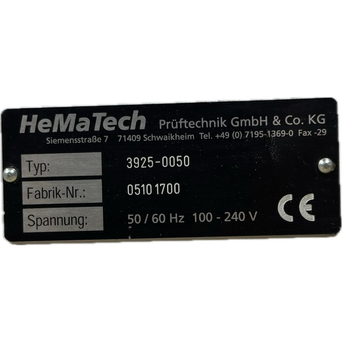 HeMaTech 3925-0050-4