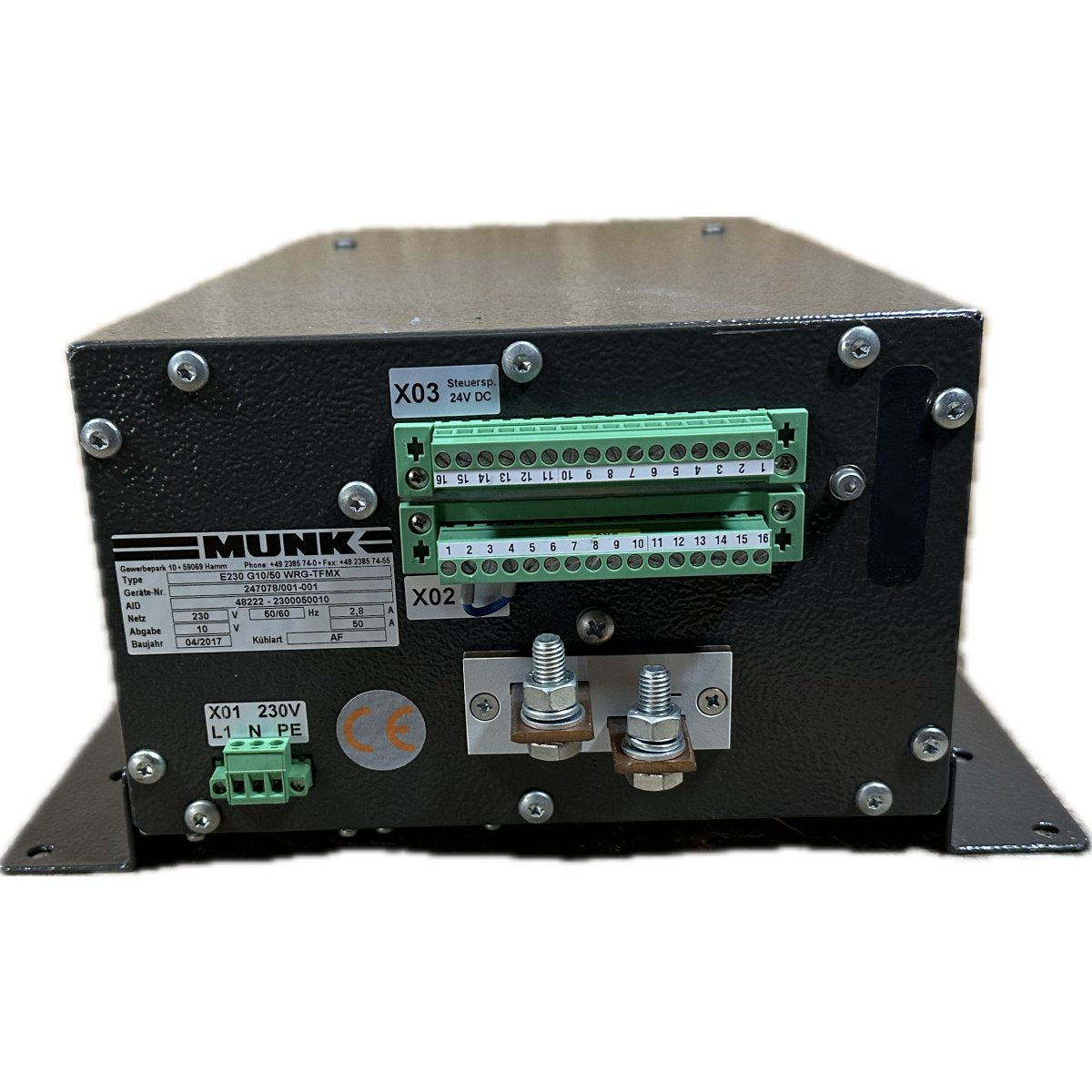 Munk E230 G10/50 WRG-TFMX-3