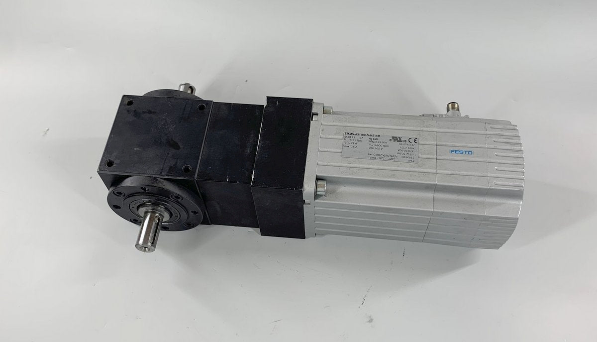 LK406 Servomotor Festo EMMS-AS-100-S-RSB ATEK Winkelgetriebe VC 5:1 18mm