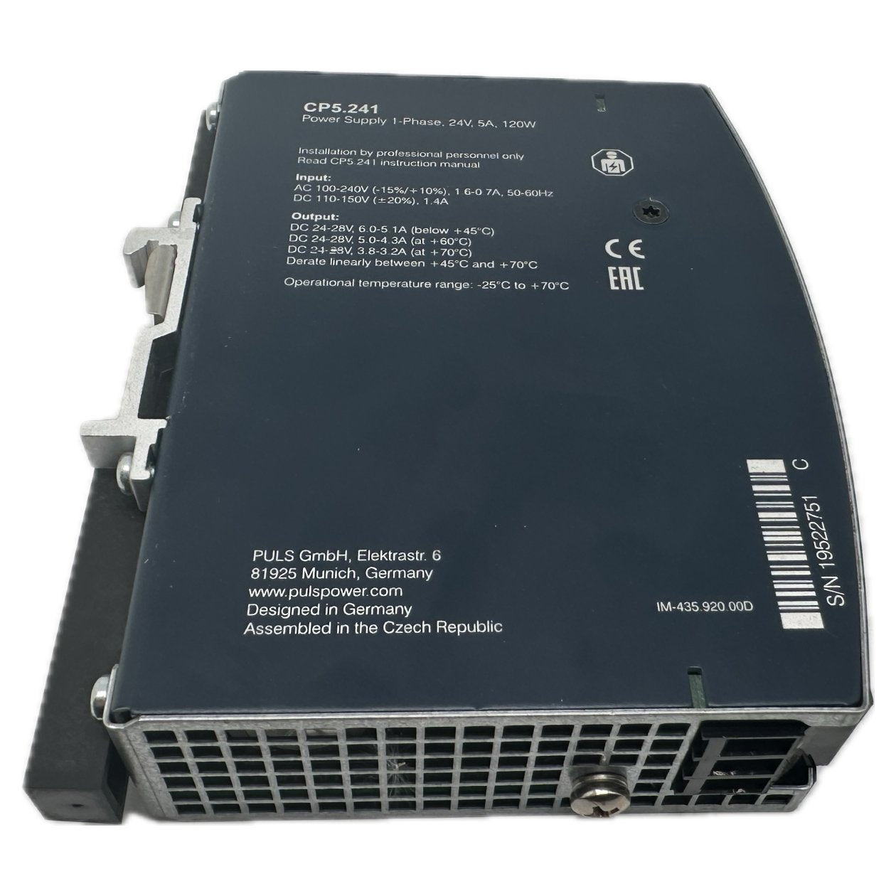 Power Supply Puls Industrie CP5.241_4