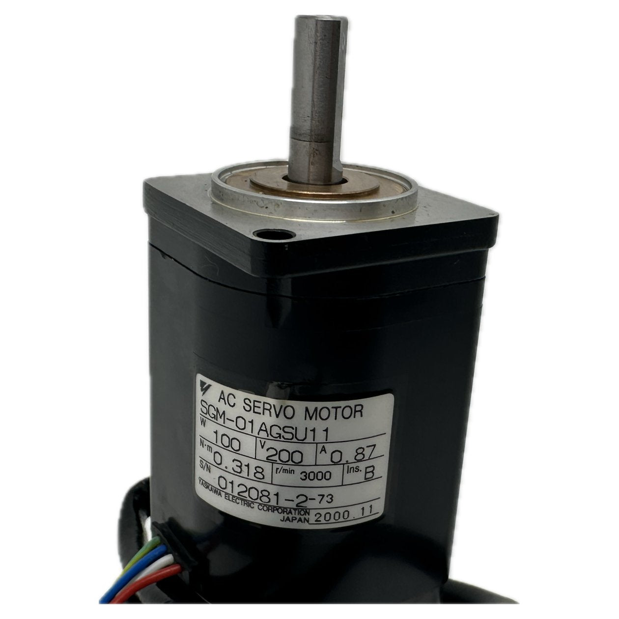 Servomotor Yaskawa SGM-01AGSU11 D 8mm L 23mm_3