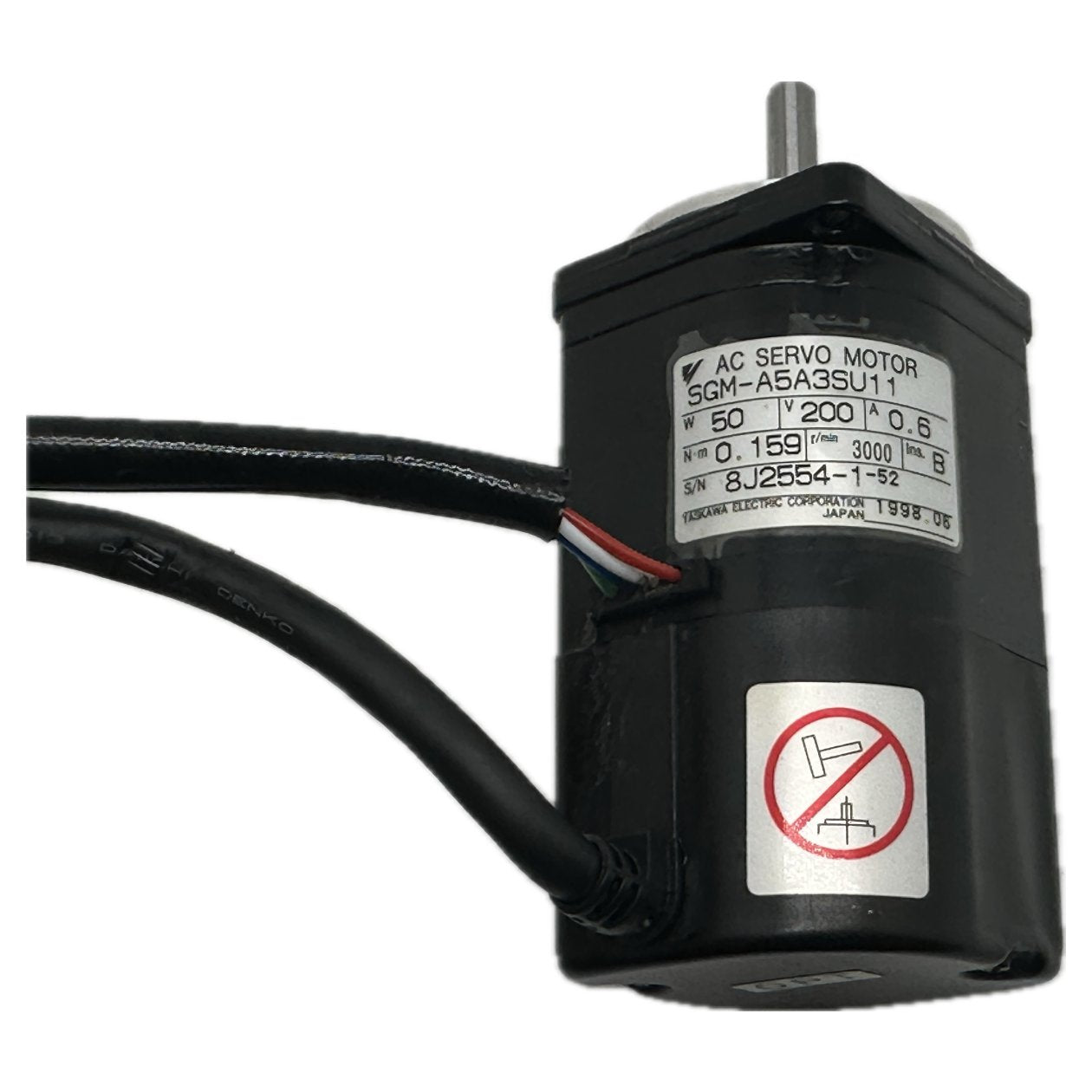 Servomotor Yaskawa SGM-A5A3SU11 D 6mm L 23mm_3