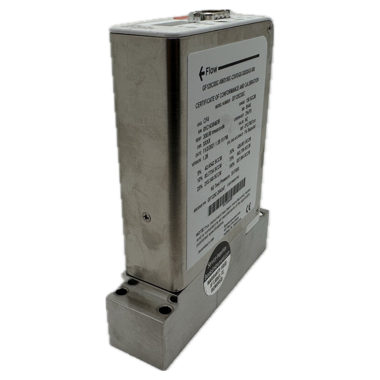 Thermal Mass Flow Controller Brooks GF125C-204347_2