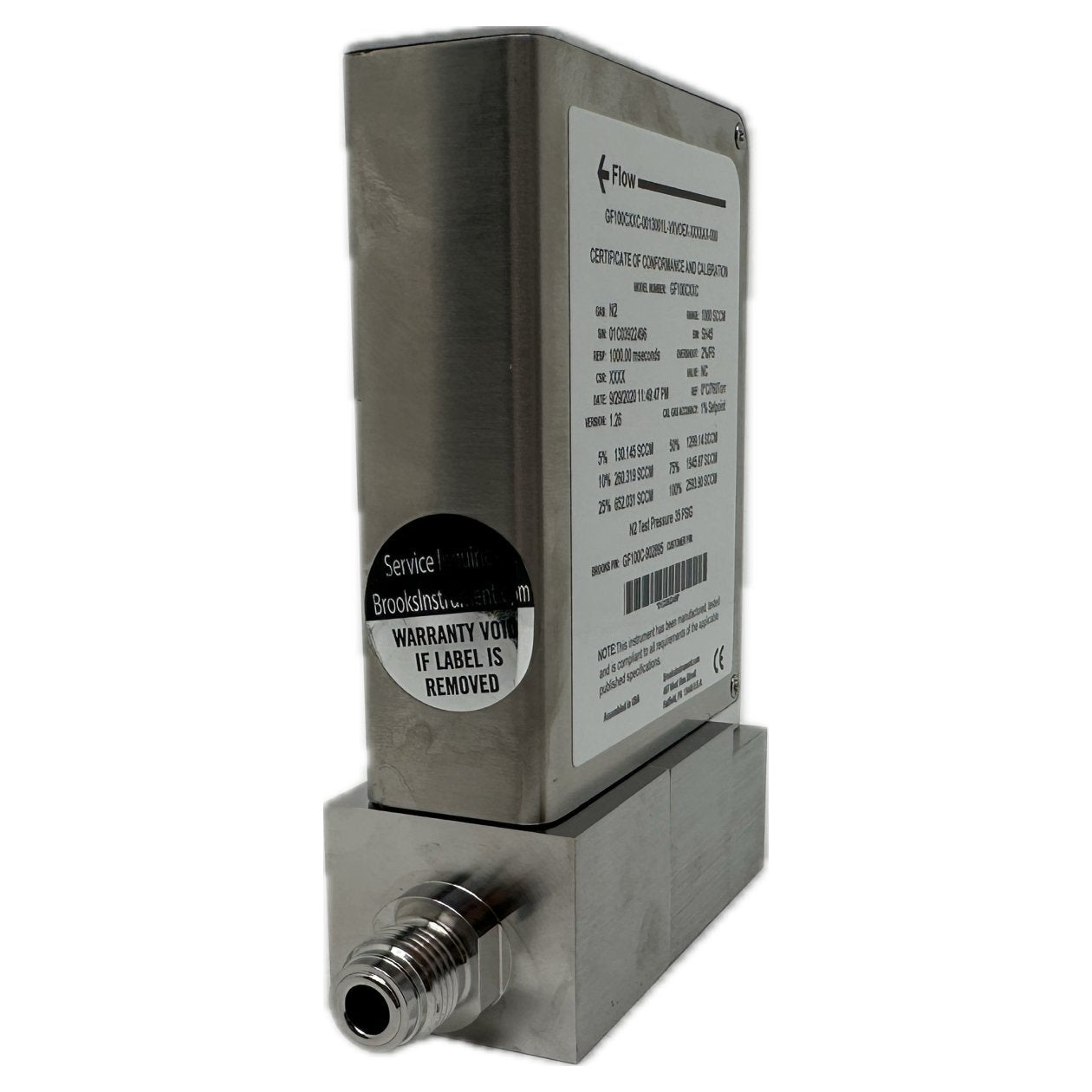 Thermal Mass Flow Controller Brooks GF100C-902895_2