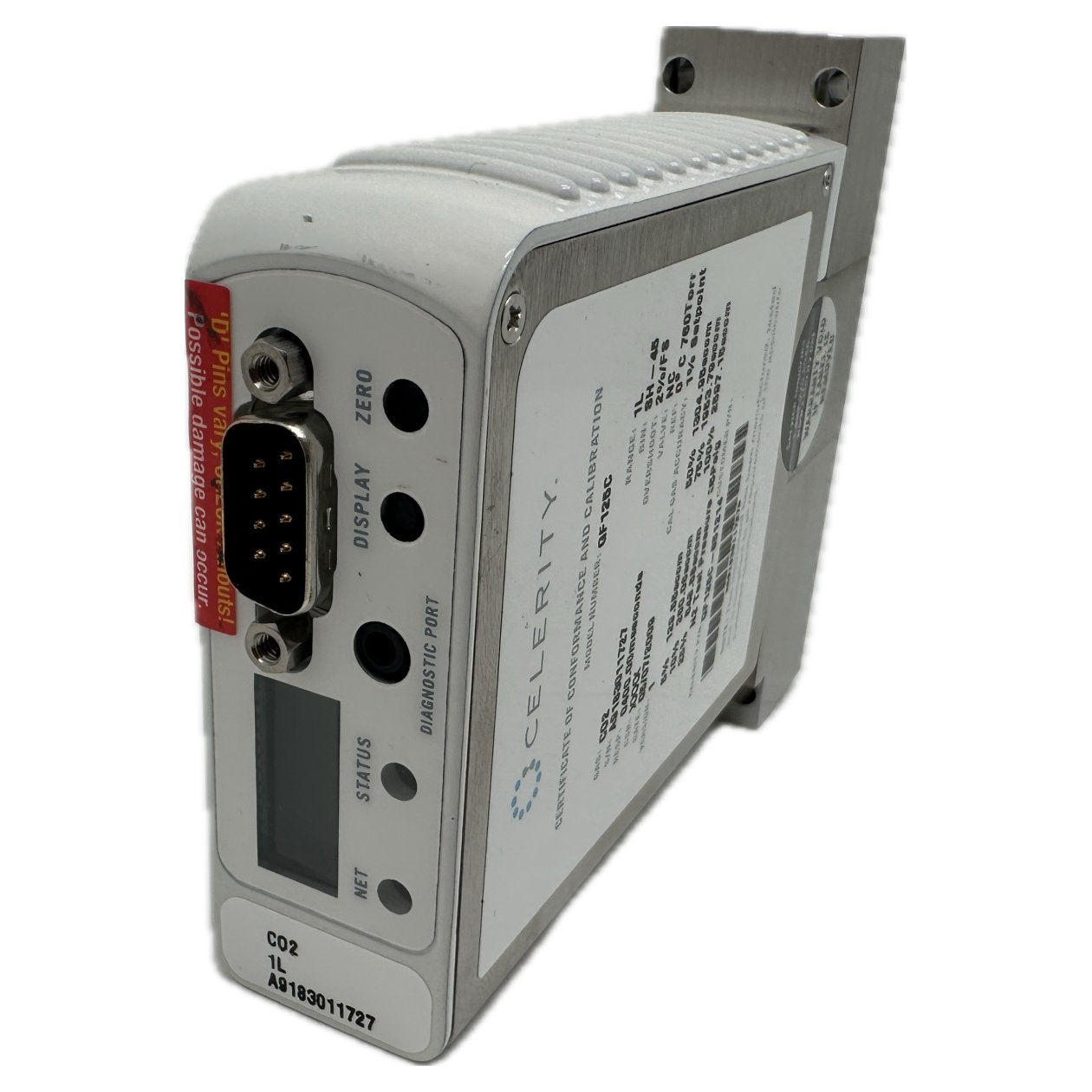 LK4160 Massenflussregler Mass Flow Controller Celerity GF125C-851214 CO2 1L