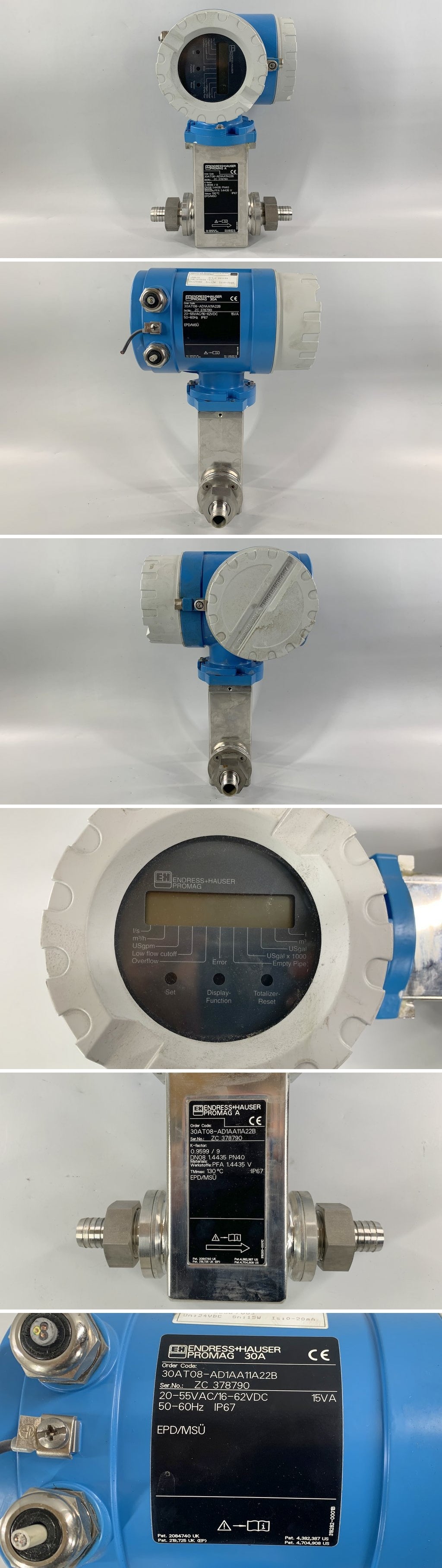 LK417 Durchflussmessgerät Endress Hauser 30AT08-AD1AA11A22B	