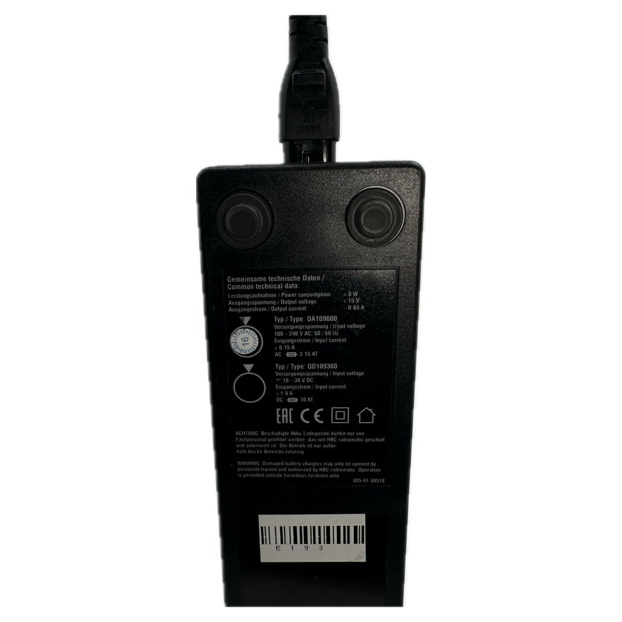 Kransteuerung HBC radiomatic Spectrum A 2402-2480 Ladegerät QA109600_4