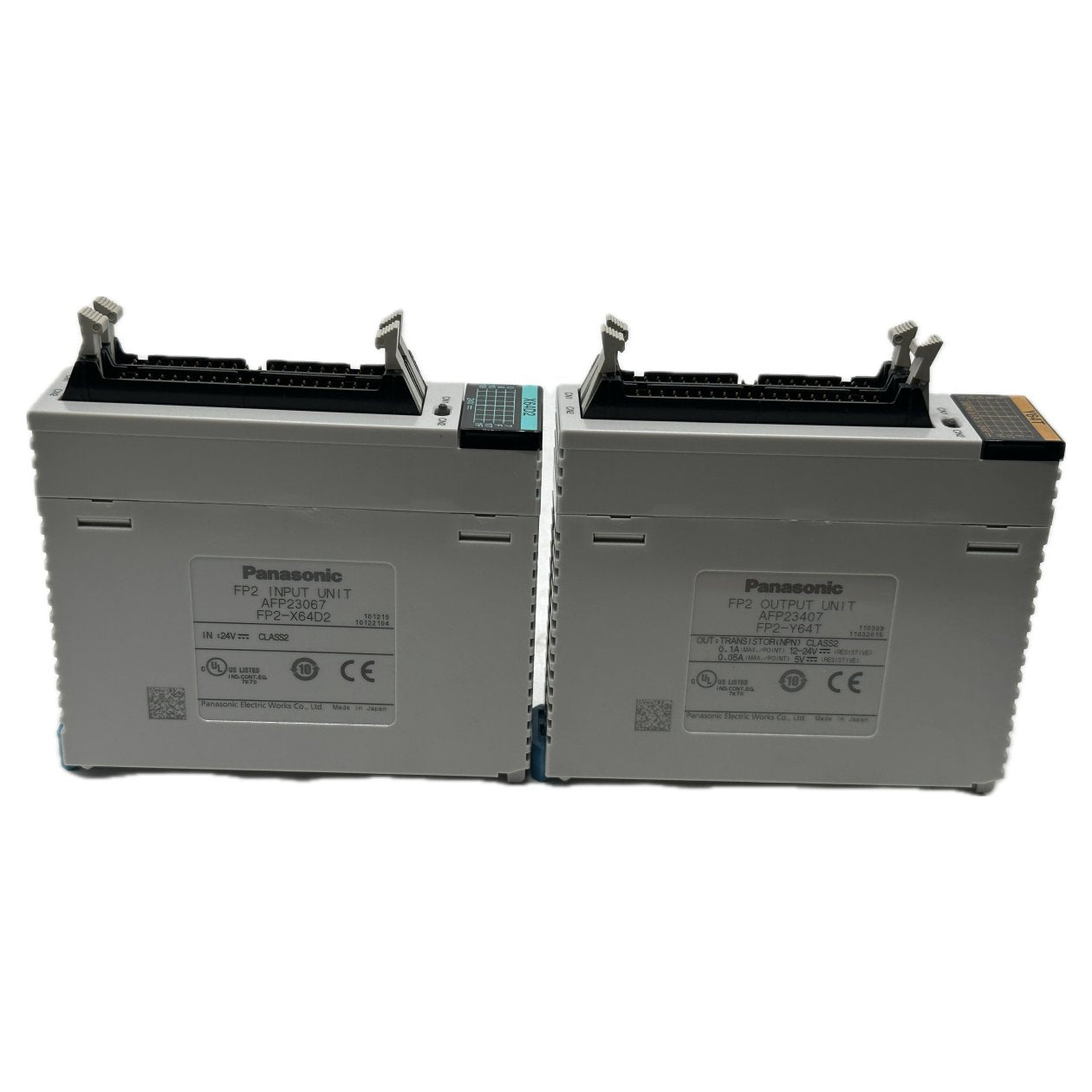 Posten 2 Stück FP2 Analog Input Unit Panasonic FP2-Y64T FP2-X64D2_3