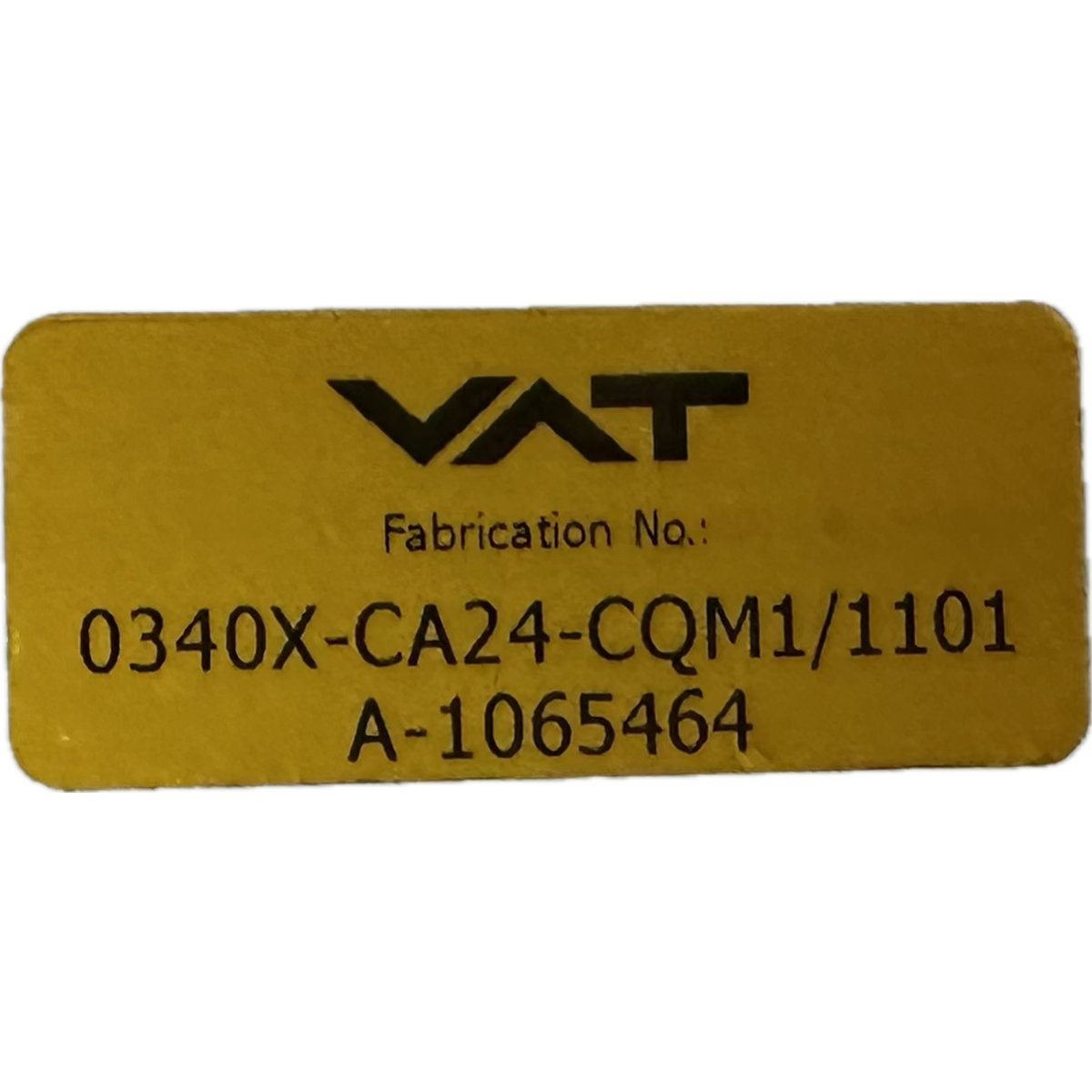 VAT 0340X-CA24-CQM1-4