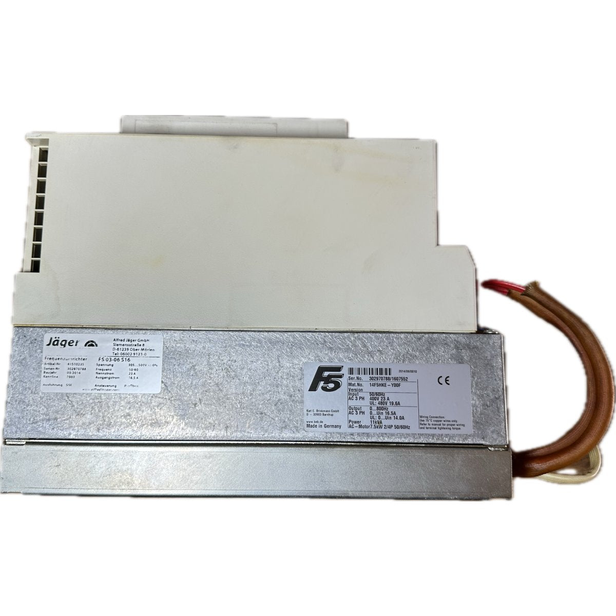 .LK4340 Freuqnezumrichter Jäger FS03-06S16 KEB 14F5HKE-Y00F_4