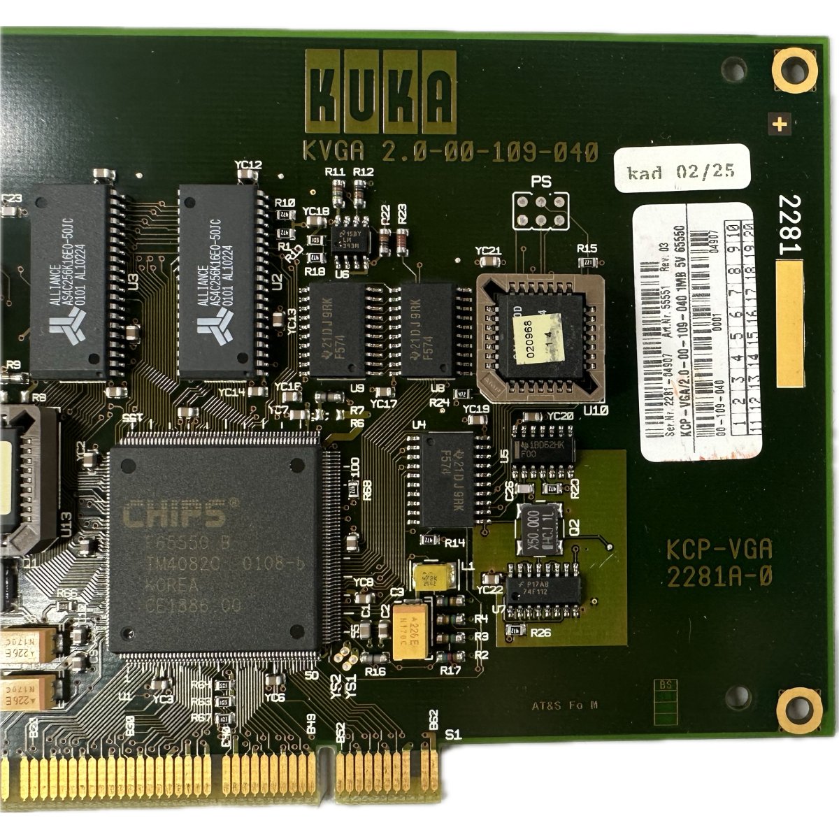LK4344 Steckkarte Kuka KVGA 2.0 00-109-040 KCP-VGA 2281A-0_4
