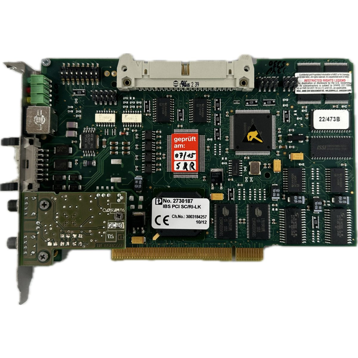 .LK4347 Steckkarte Phoenix Contact 2730187 IBS PCI SC/RI-LK 9775163_02_4