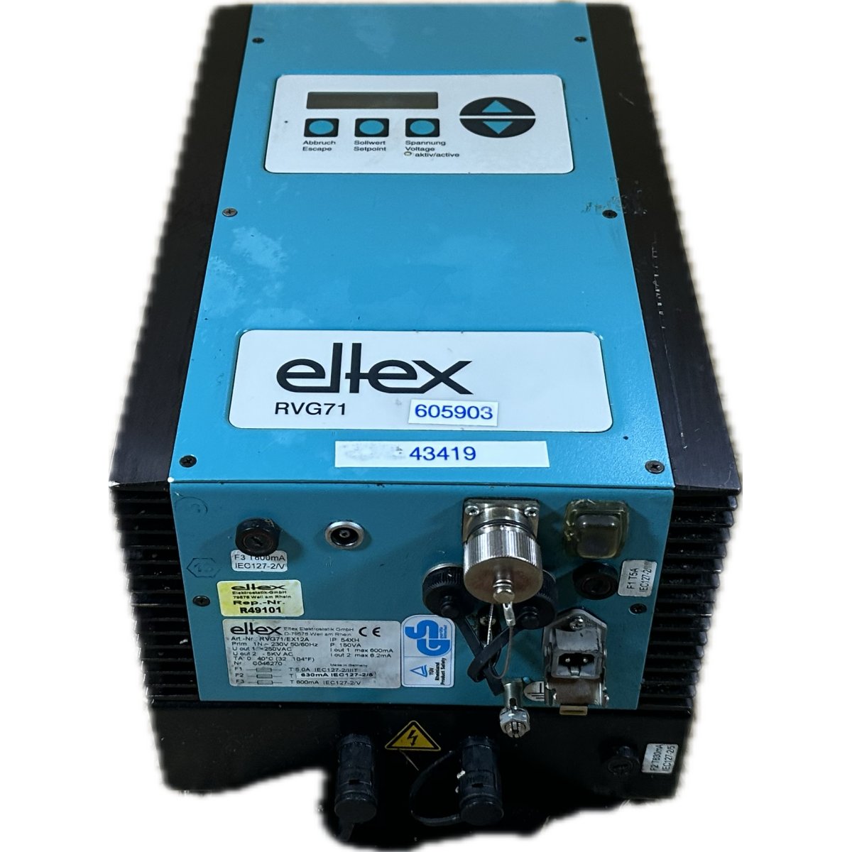 LK4352 Hochspannungsnetzteil Eltex RVG71/EX12A -5KV Negativ_3