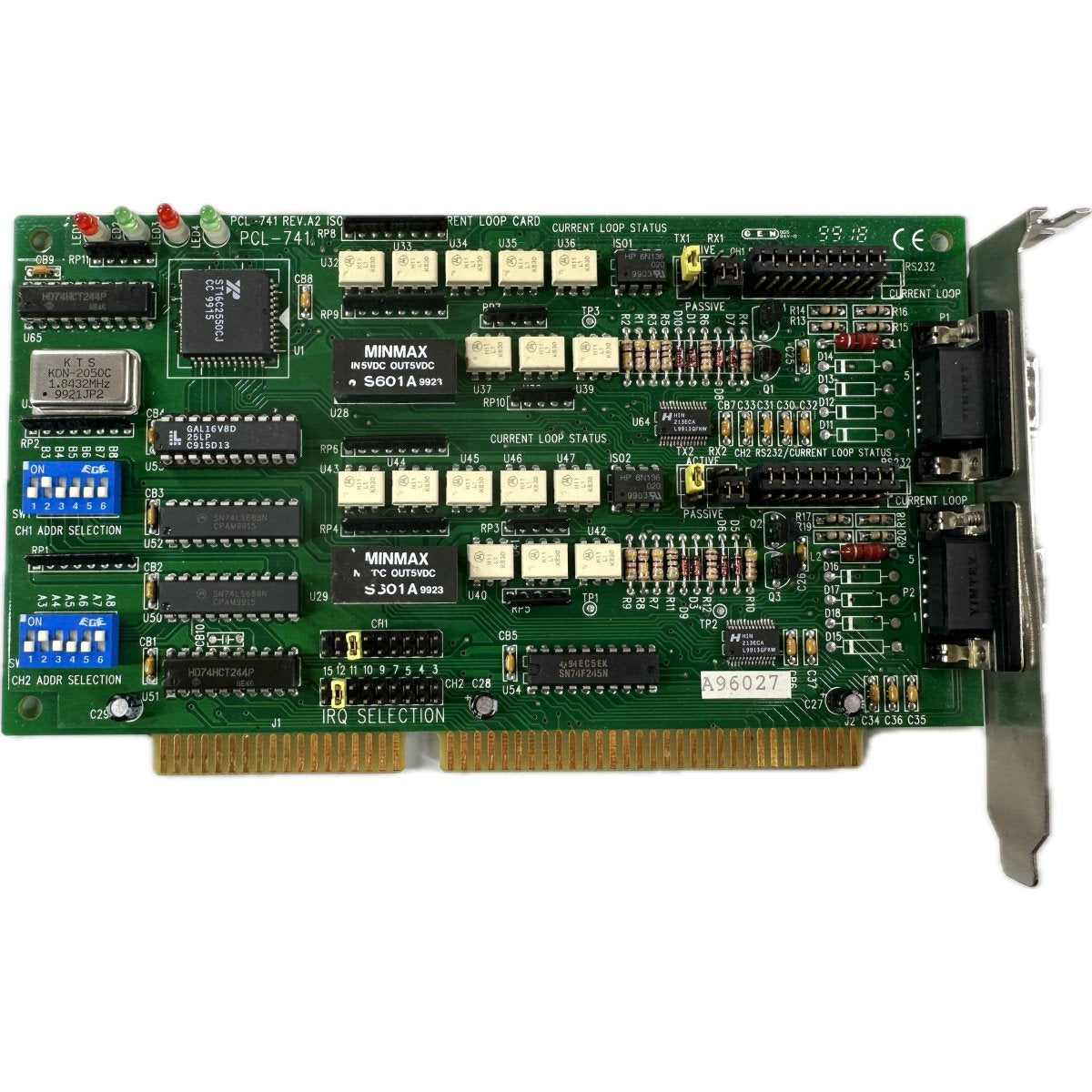 LK4382 Steckkarte Advantech 1900741010 PCL-741 Rev.A2 RS232/Current_3