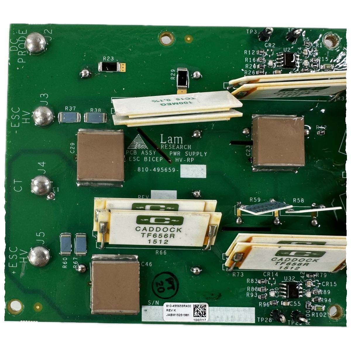 LK4433 Power Supply board Lam Research 810-495659R400 Rev K_4