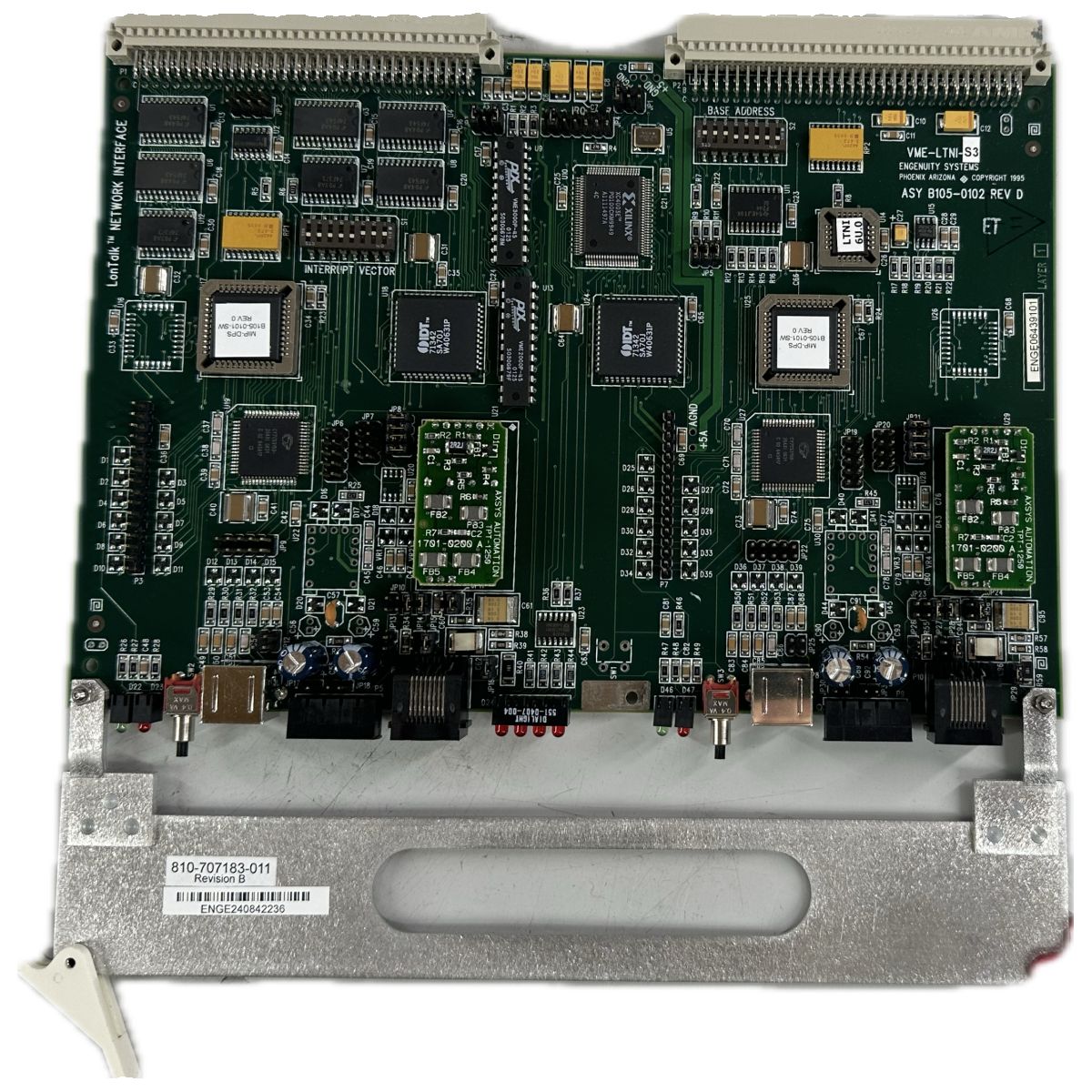 LK4475 Network Interface LonTalk VME-LTNI-S3 B105-0102 RevD_3