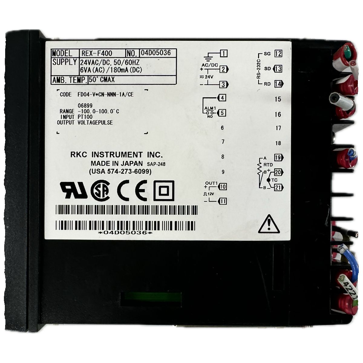 LK4492 Anzeige RKS instrument REX-F400_4