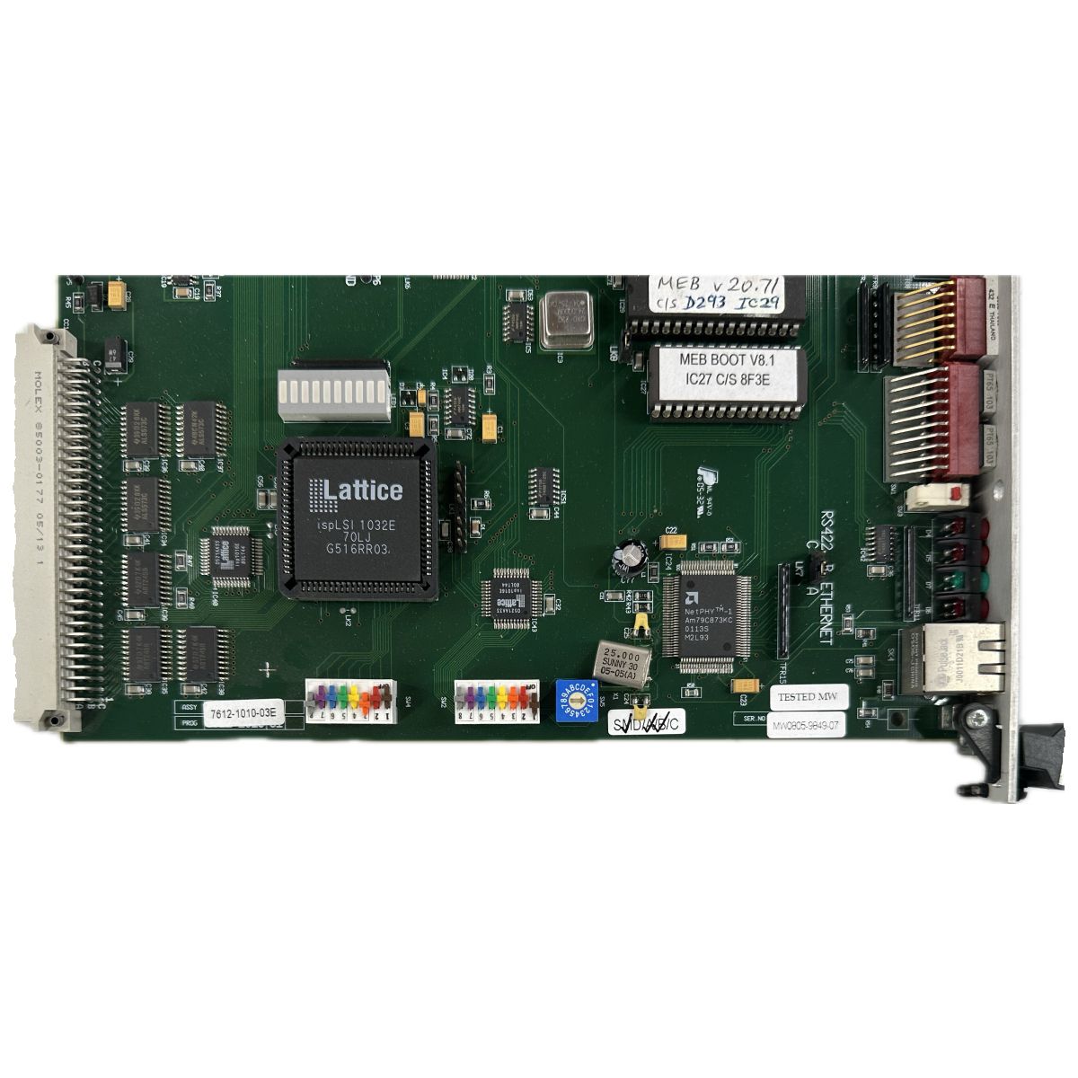 LK4521 Ethernet board Presstech Controlls 7612-1010-03E_4