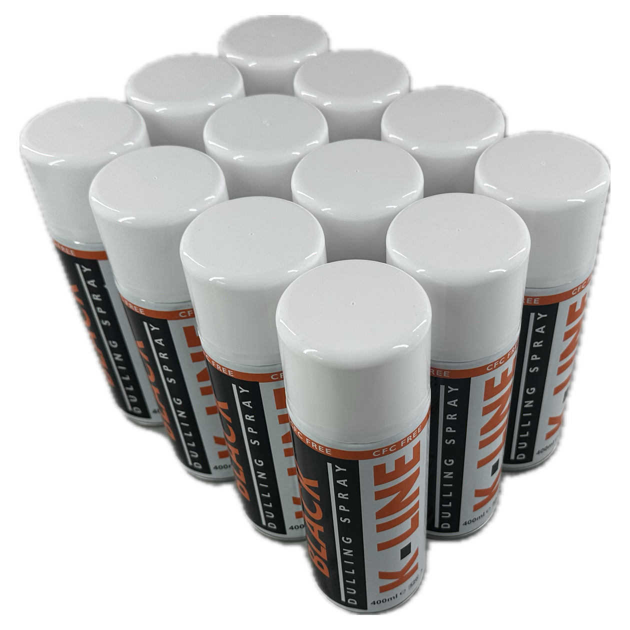 .LK4600 Mattierungsspray Entspiegelungsspray 12 Dosen K-Line Dulling spray Black