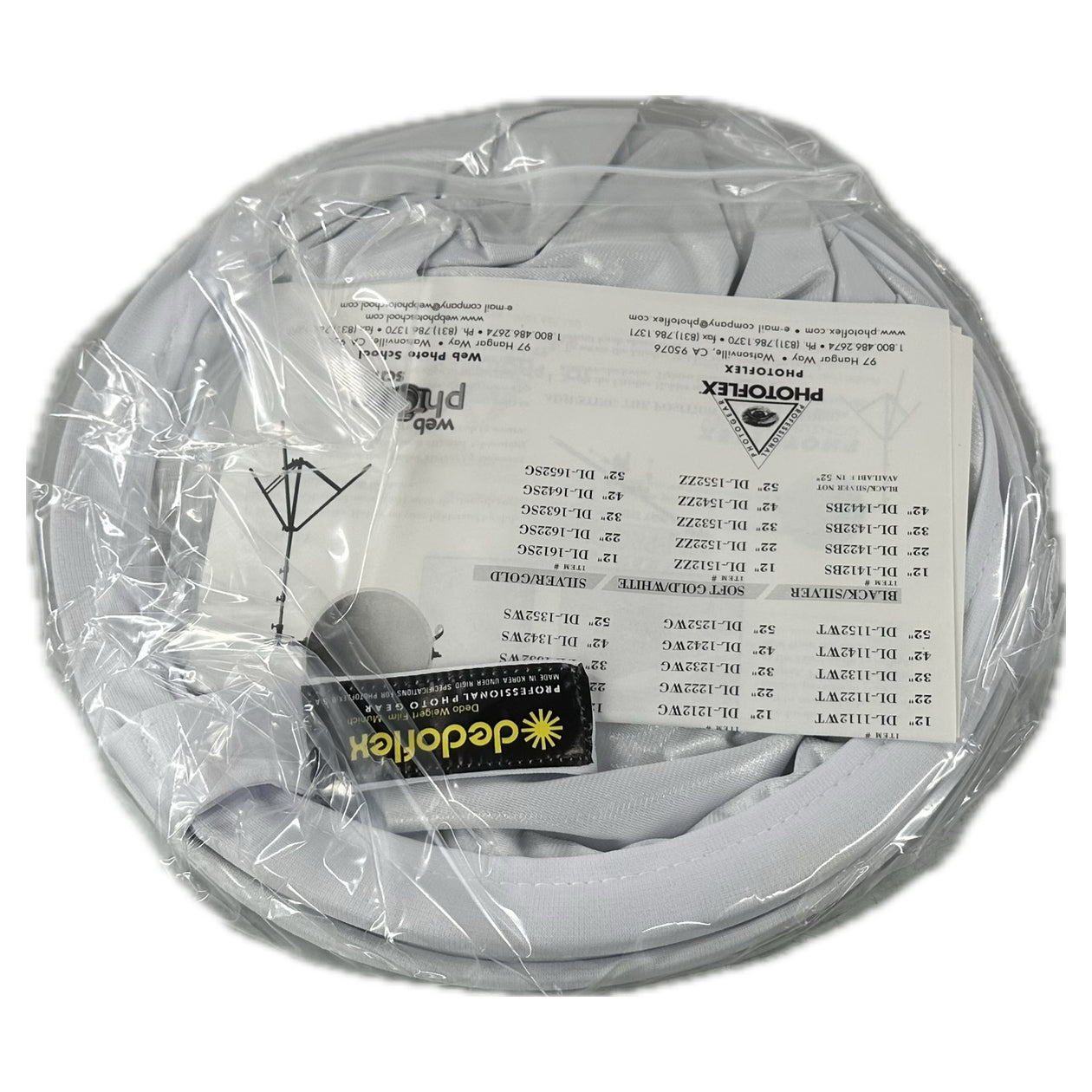 .LK4604 silver / white reflector dedoflex DFSW81  81cm / 32“_3