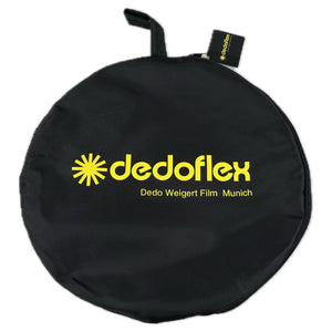 LK4606 soft gold white Faltbarer Diffusor Reflektor Flag Dedoflex DFGW106 106cm