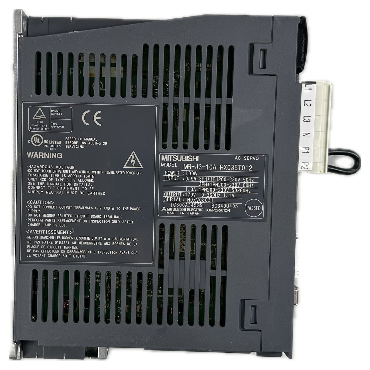 LK4648 Servodrive Mitsubishi MR-J3-10A-RX035T012_4
