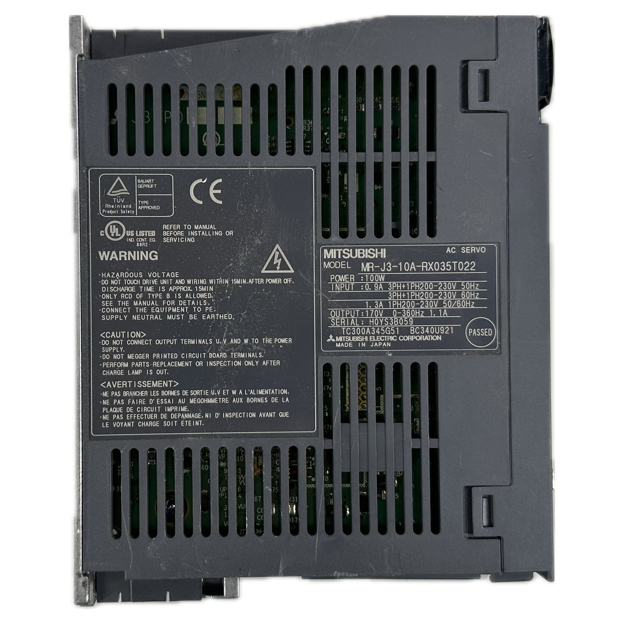 LK4649 Servodrive Mitsubishi MR-J3-10A-RX035T022_4