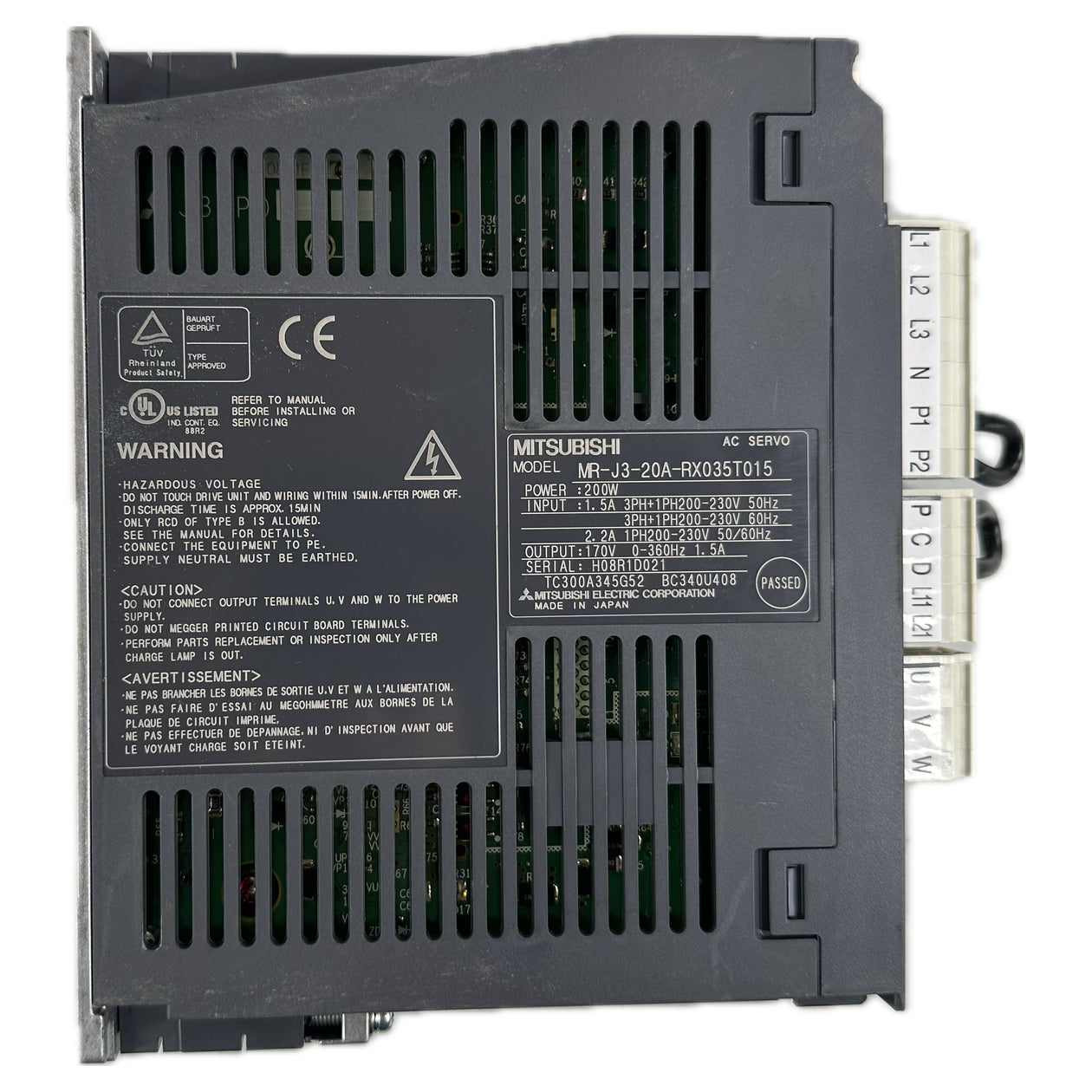 LK4650 Servodrive Mitsubishi MR-J3-10A-RX035T015_4