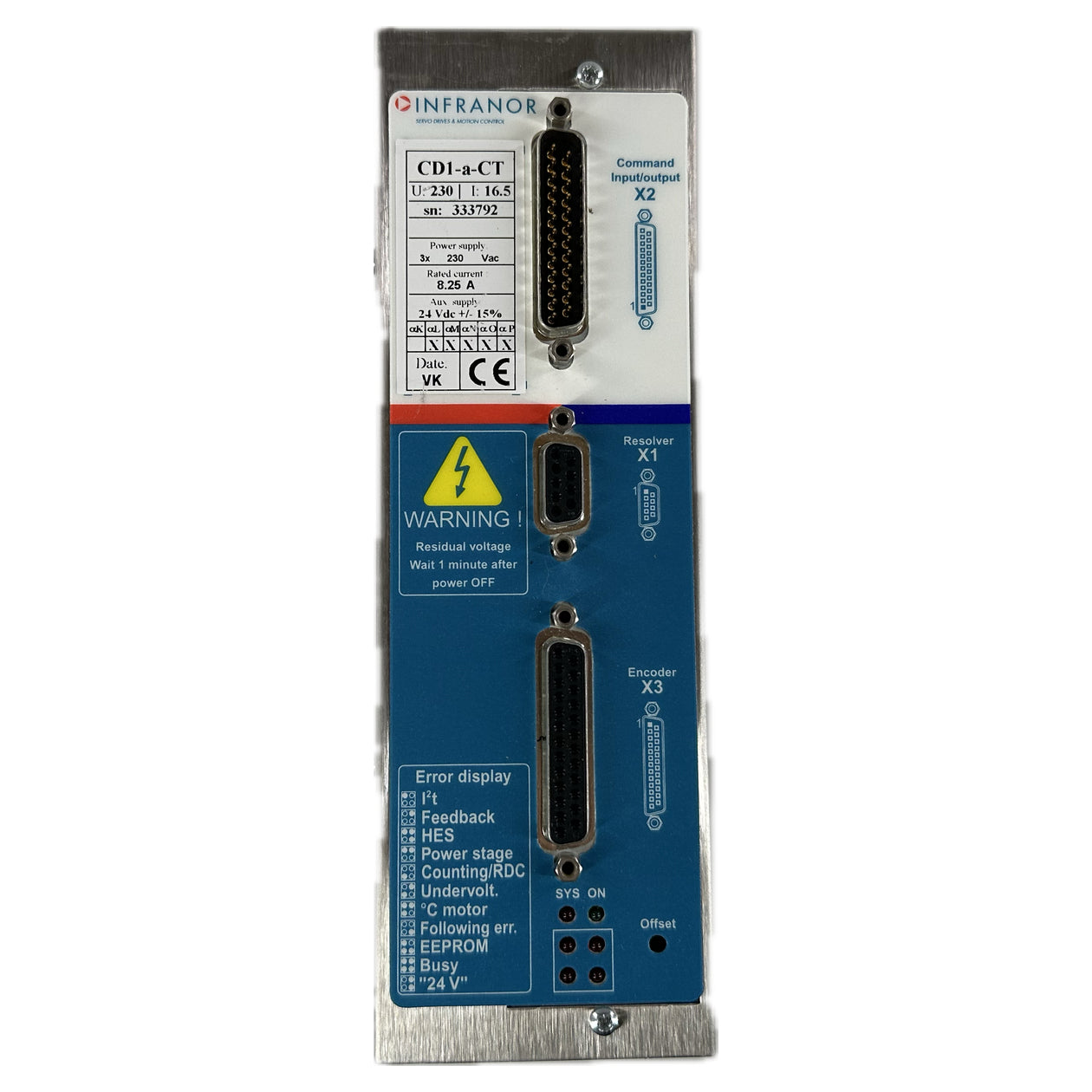 LK4653 Servodrive Infranor CD1-a-CT_4