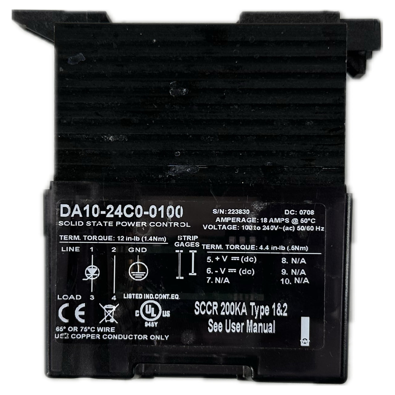 .LK4658 Power Control Watlow DA10-24C0-0100_4