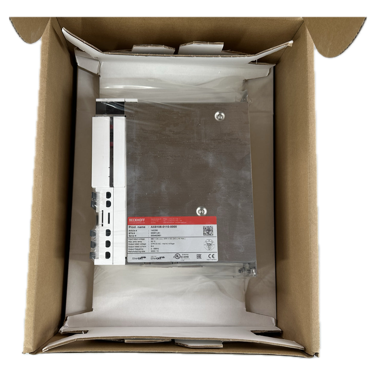 LK4681 Einachsmodul Beckhoff AX8108-0110-0000_2