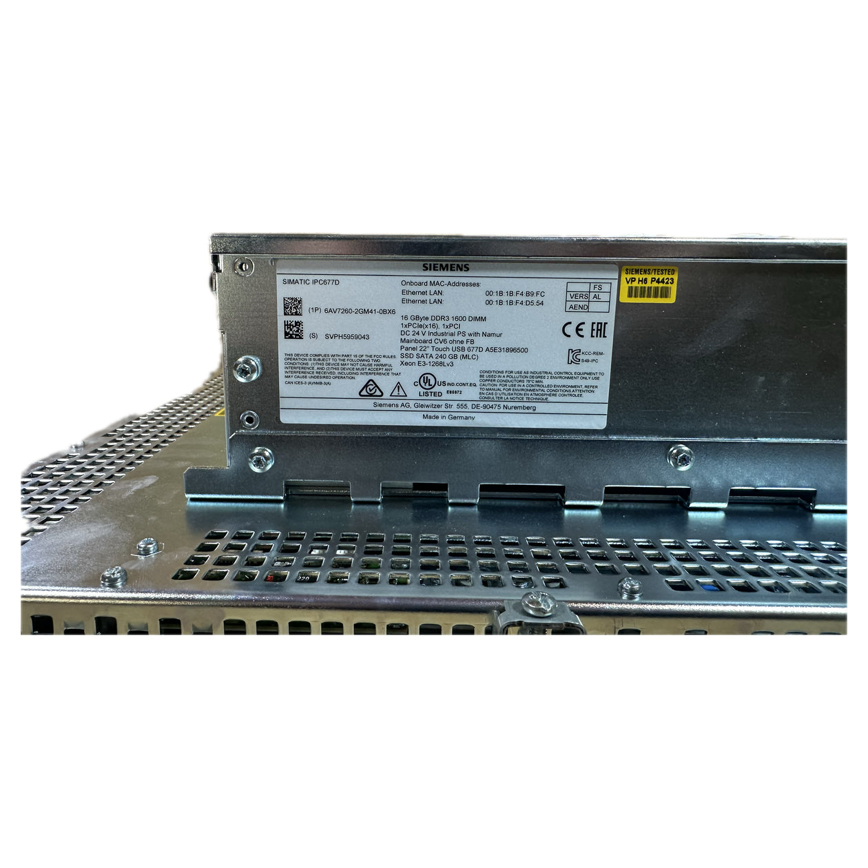 LK4697 Touchpanel IPC677D Siemens 6AV7260-2GM41-0BX6 FS_4