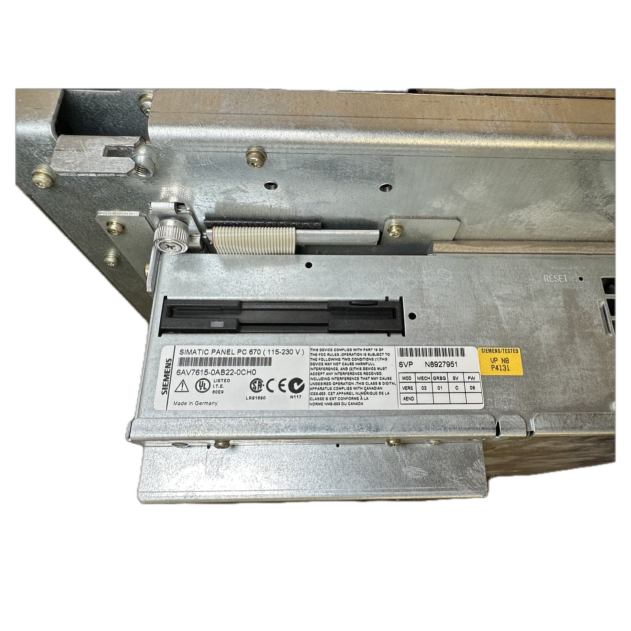 LK4771 Industrie PC670 Siemens 6AV7615-0AB22-0CH0 15 zoll TFT_6
