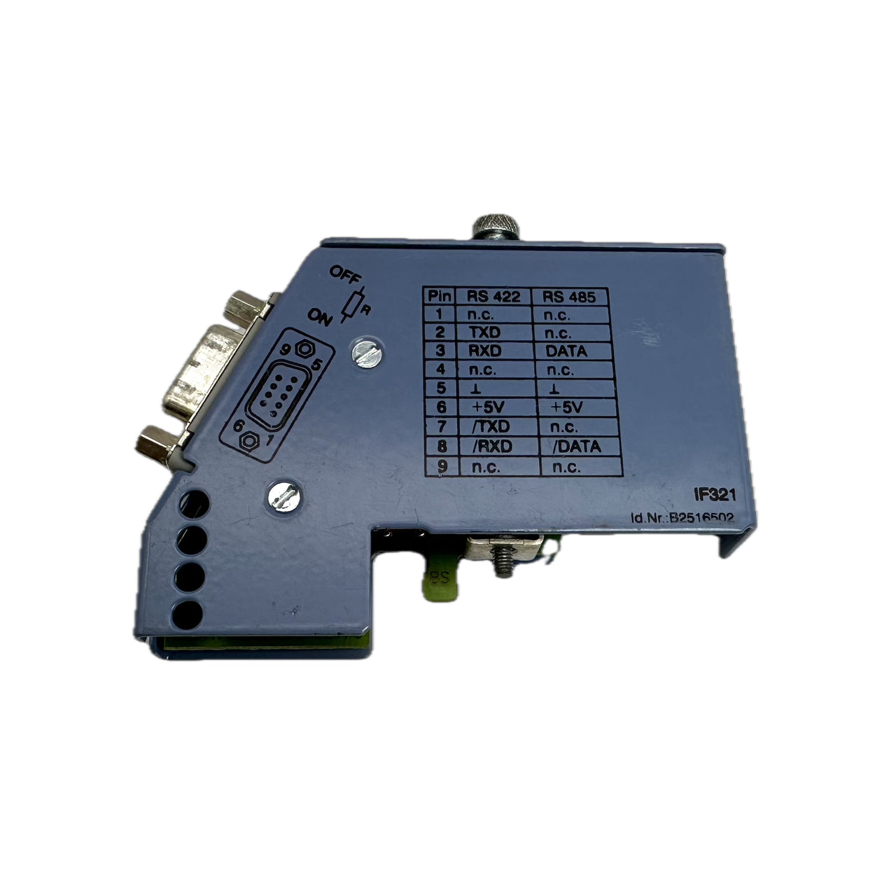 LK4780 Schnittstellenmodul RS485/RS422 B&R 7IF321.7 IF321 Rev C0_3