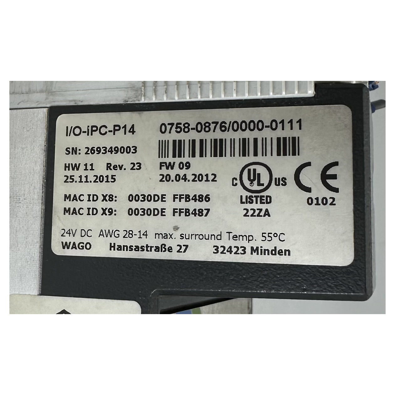 LK4787 Industrie PC Wago I/O-iPC-P14 0758-0876/0000-0111_4