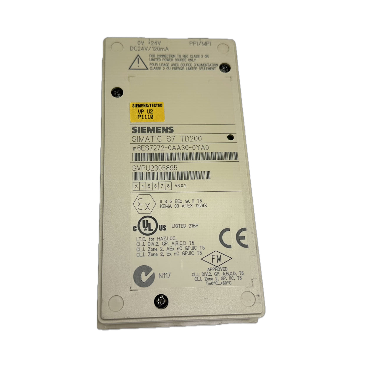 LK4821 TD 200 Text Display Siemens 6ES7272-0AA30-0YA0 6ES7 272-0AA30-0YA0 E3_4